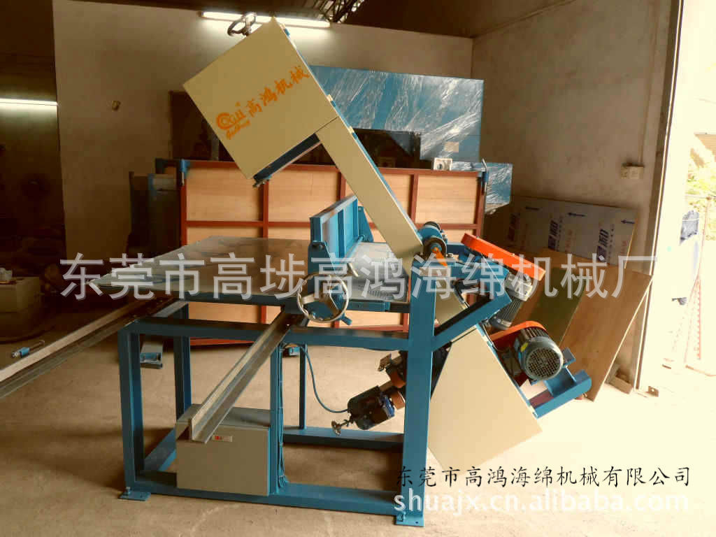 供应海绵机械 PU PVC PE等软质材料 可定制升降 泡绵0-90度切割机