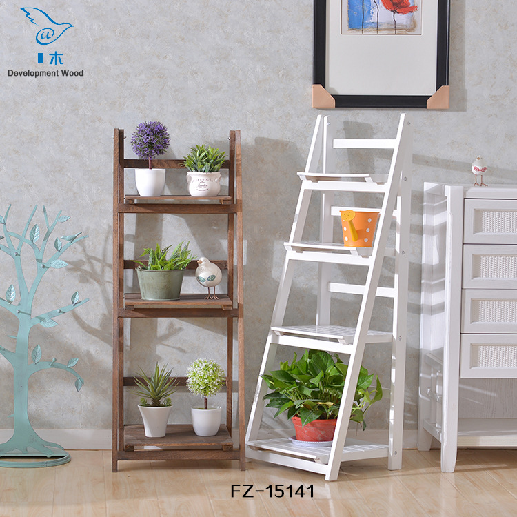 发展木业创意出品新式花架 绿植花架储物架 开放式落地花架批发