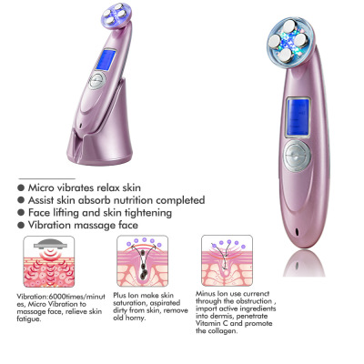 工廠OEM,ODM新款韓國RF射頻儀童顏機家用美空儀聲波按摩迷妳超聲