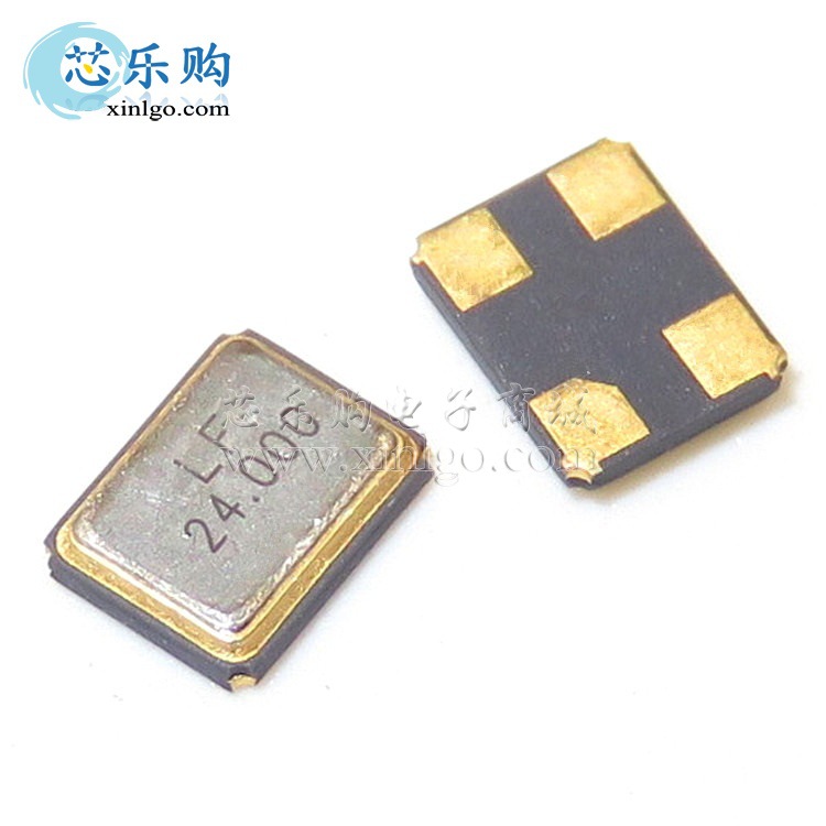 24.000MHZ 24MHZ 3225 3.2*2.5MM 4脚 贴片无源晶振 全新