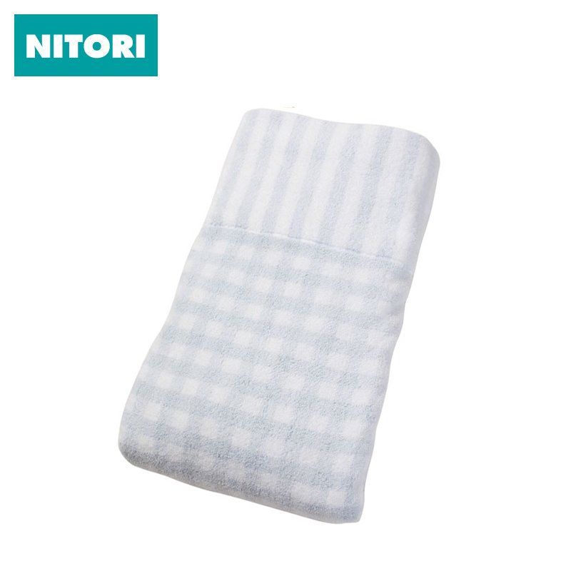 外貿日本尾單N家純棉色織無撚紗格子學生雙人毛巾被 空調毯