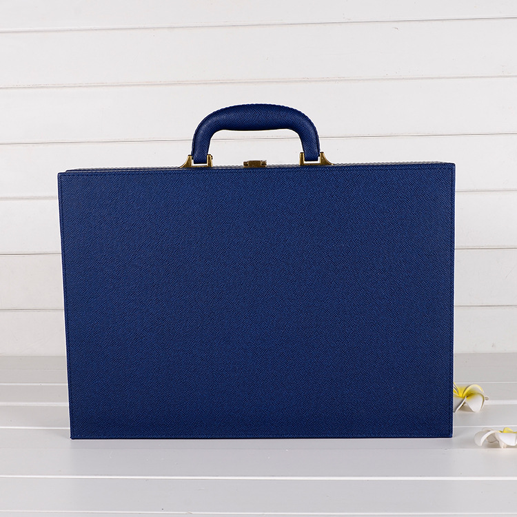 厂家定做时尚皮质交房盒交房箱彩色简约工具箱礼品包装盒批发定做