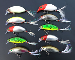 Wholesale fishing tackle rockin' little fat fake lure bionic fish lure spinning fishing tackle fish hook lure 60mm/10g