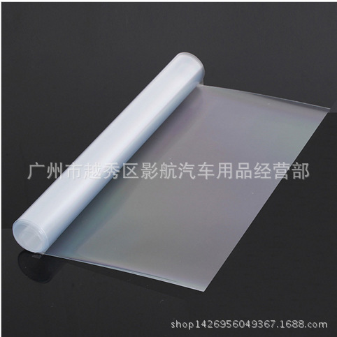 3-capa de luz brillante del coche que cambia de color de la película de los faros de color cambiante película de luz trasera película de la lámpara de niebla película transparente 30*120CM