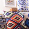 Specializing in the production of thick cotton and linen pillow cushion cushion exotic geometric geometric abstraction pillows can be used to do it