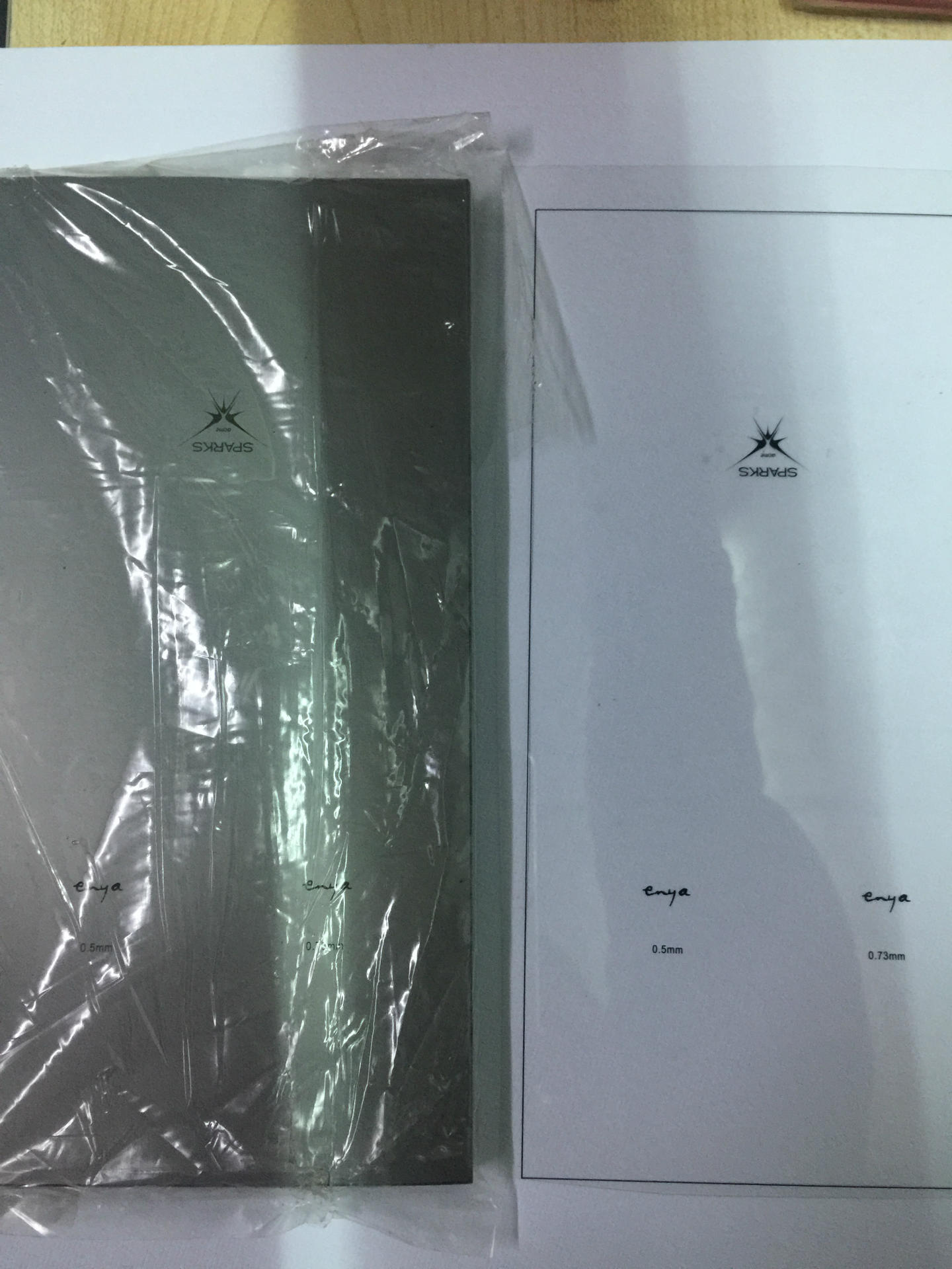 移印机钢板晒好图案100*200mm   东莞凤岗移印钢板晒好图案4*8寸|ms