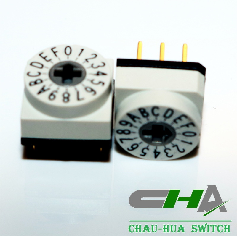 1428旋转编码开关正调16位正码0-F 昭华进口原装ECE DIP COPAL