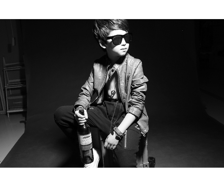 Veste pour garcon en cuir - Ref 2159328 Image 20