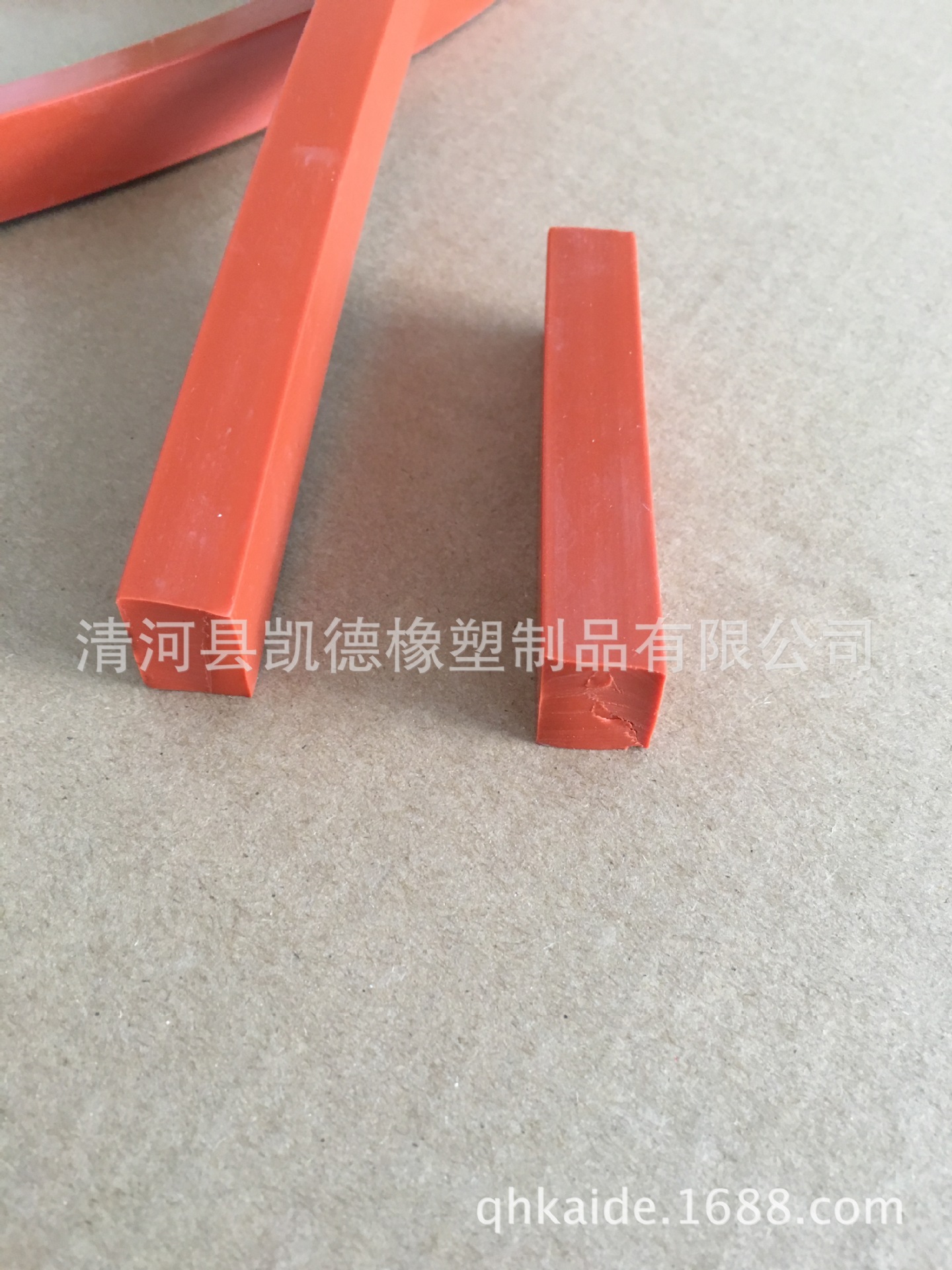 厂家供应方形硅胶条 密实硅胶条 规格20*15mm
