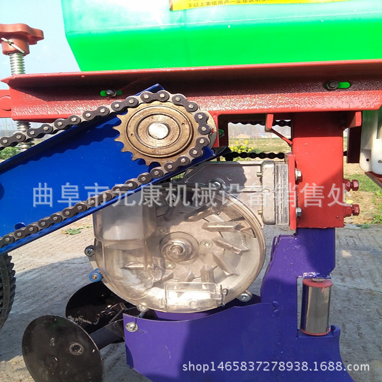 供应手扶汽油播种机 元康可调株距播种机