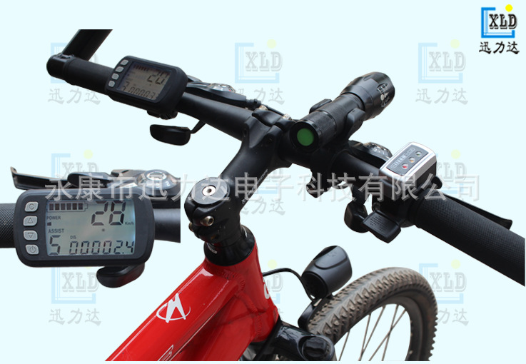 250W350W Electric Bicycle and Electric Scooter Controller LCD Display B-Model and Sine Wave Version