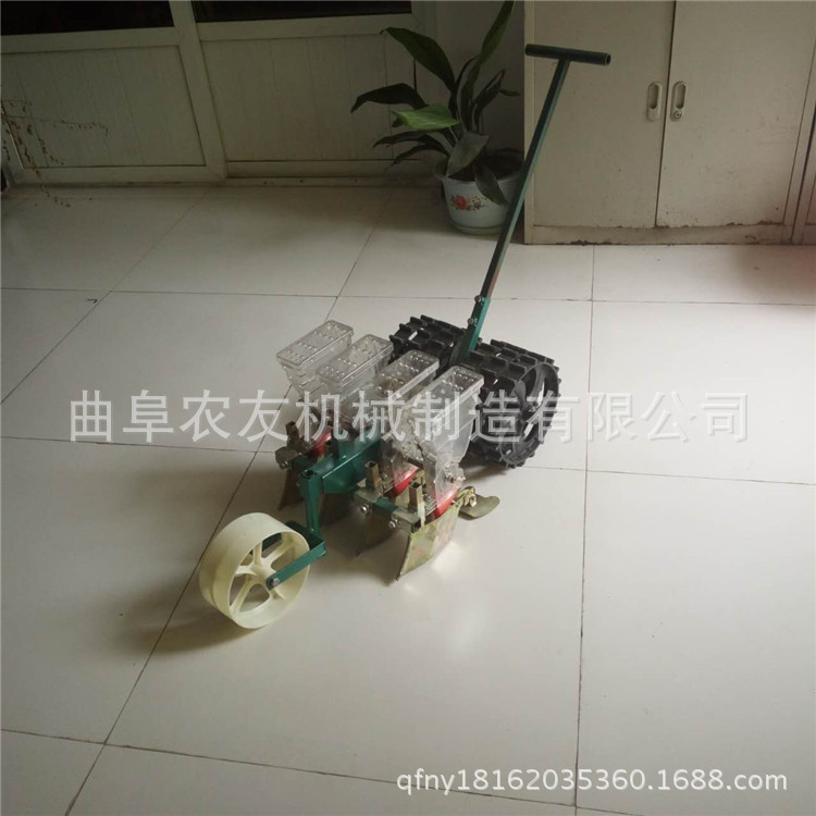 人力四行播种机价格 手提式播种机 菠菜精播机