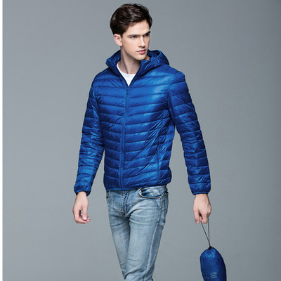 2019 Autumn and winter new pattern Ultralight Thin section Down Jackets man have cash less than that is registered in the accounts Large leisure time Hooded Down coat wholesale