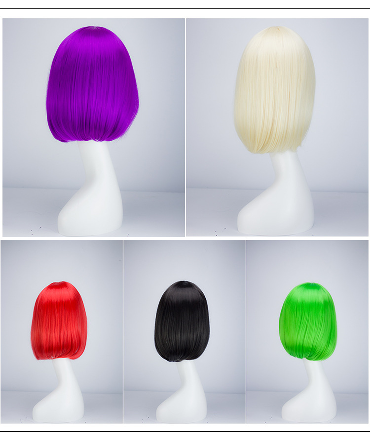 Perruque cheveux raides Court - Ref 2609512 Image 8