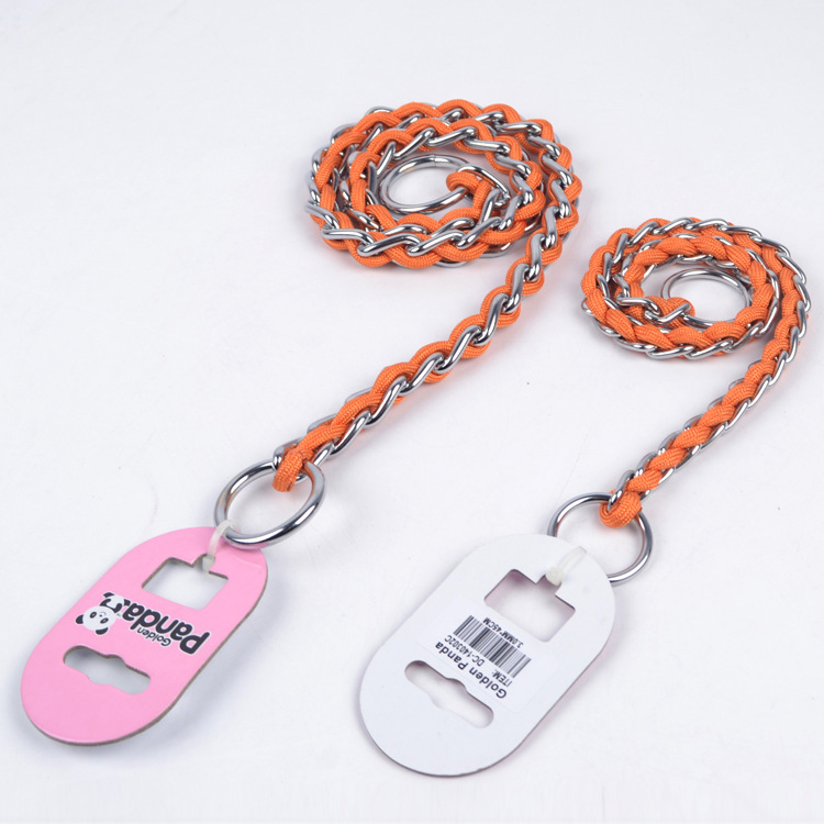 金莱仕宠物用品大中小型狗狗项圈狗链p链宠物项圈尼龙铁链 混批