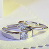 Classic accessory, one size ring for beloved, Korean style, wholesale
