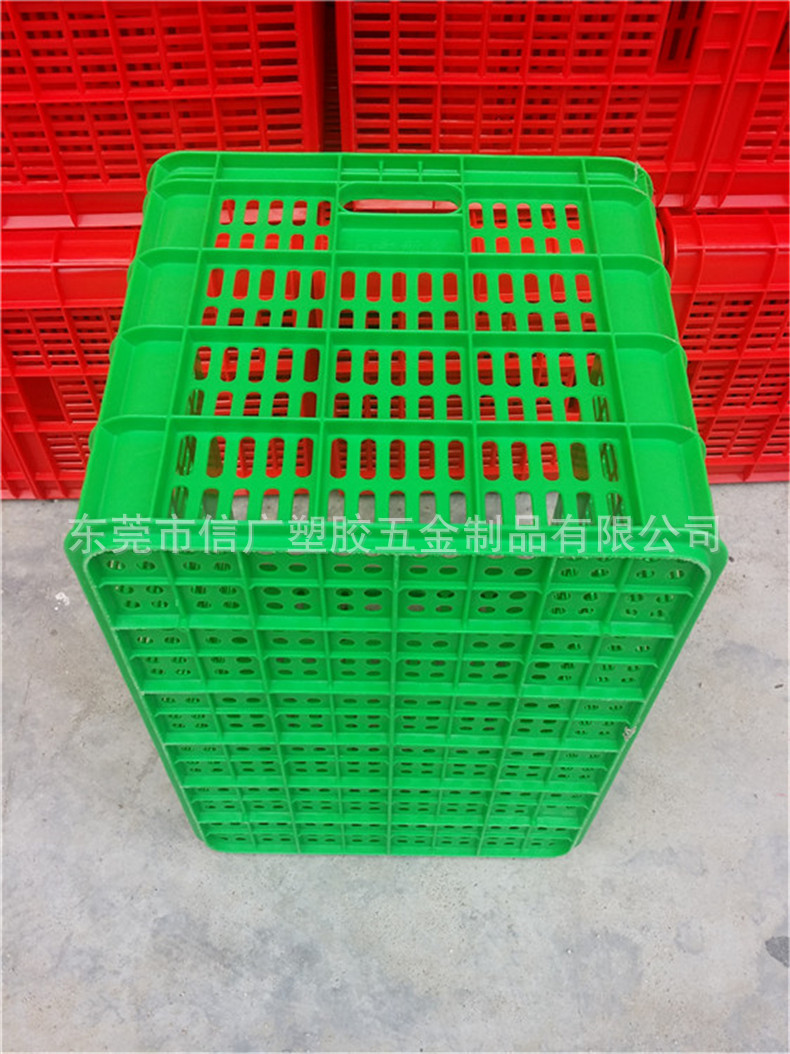 厂供全国塑料可堆叠周转箩 五金电子周转箩 服装快递周转塑胶箩