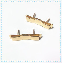 厂家直销服饰箱包五金配件 锌合金蝴蝶结装饰五金 包包手袋装饰扣