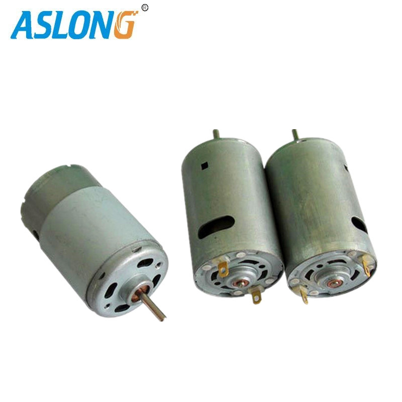 RS550RS555微型直流有刷电机高速正反转调速马达玩具车轮电机
