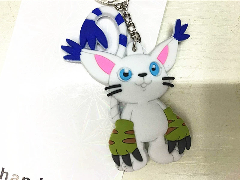 Double-sided monster, keychain PVC from soft rubber, pet