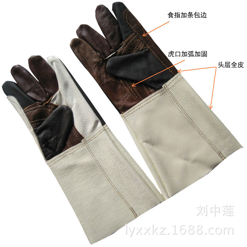 供应头层全牛皮电焊手套家私皮皮焊工手套造船搬运焊接劳保防护