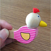 Wooden cartoon children's whistle, music toy, accessory, pendant, musical instruments