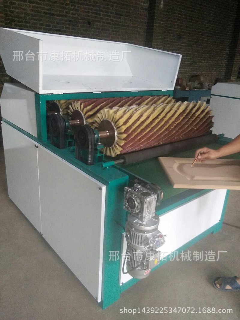 全自动底漆白茬抛光机 河北木工打磨机 木工抛光机高效能机械