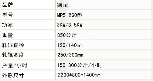 MP5-260型