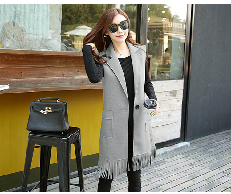 Gilet femme en Sergé - Ref 3316982 Image 29