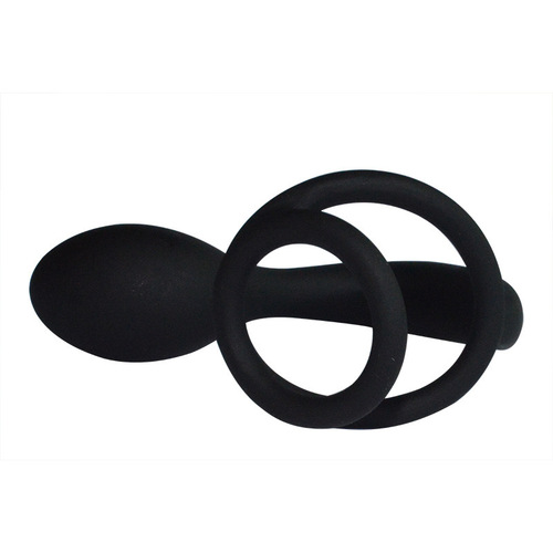 Black Silicone Prostate Massager Male Anal G-Spot Pudendal Anus Plug Adult Erotic Toy LeYa