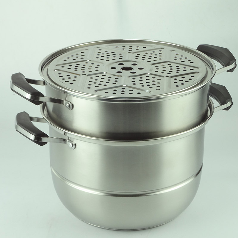 錦彩城復底三層蒸鍋 主圖4