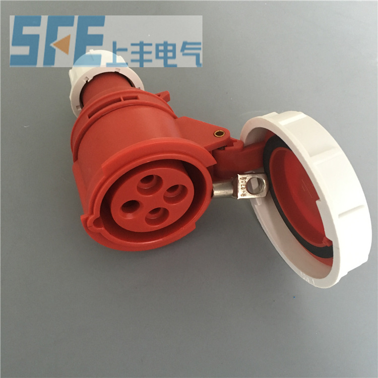 供应正品 上丰新款厂家工业连接器 32A 380V 4孔 SFN-2242 