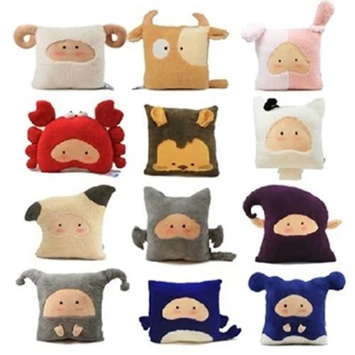 批发 毛绒玩具手捂热销创意公仔抱枕女友礼物精品十二星座