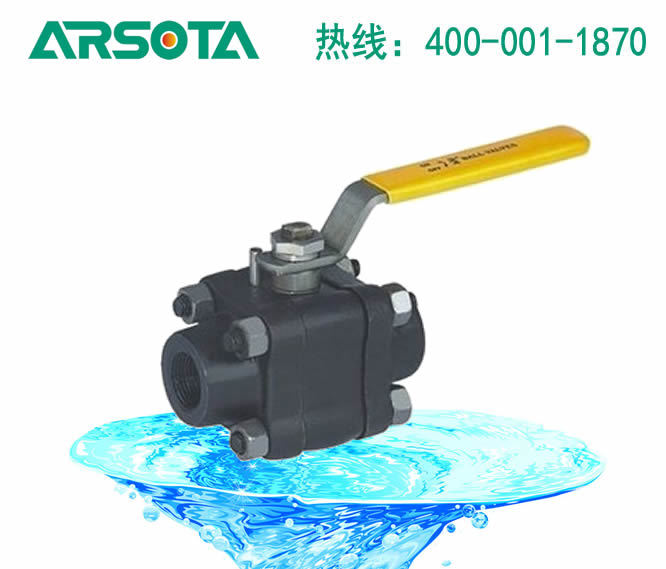 铸钢二片式球阀 二片式碳钢球阀 碳钢丝扣球阀 WCB球阀