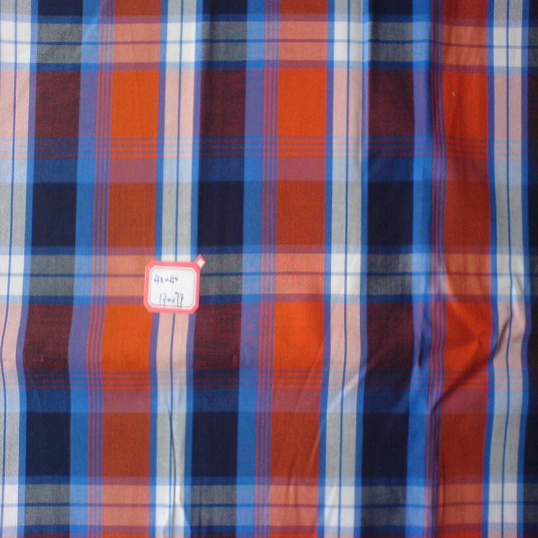 供应色织弹力布 全棉弹力布  色织衬衫面料 服装用料