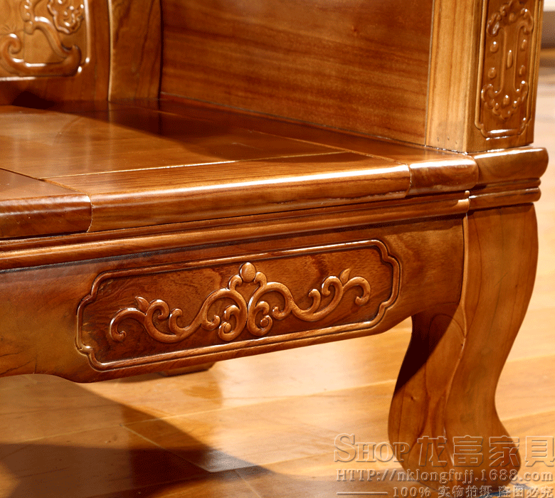 2016新款实木沙发 客厅实木组合沙发 古典实木沙发 苦楝木沙发331