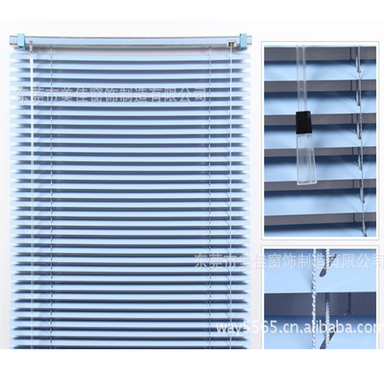 Aluminum alloy blinds office pull bead perforated Bathroom Kitchen shading lifting roller blinds pvc blinds Aluminum alloy blinds office pull bead perforated Bathroom Kitchen shading lifting roller blinds pvc blinds
