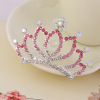 Metal stone inlay, children's crystal, crown, wholesale