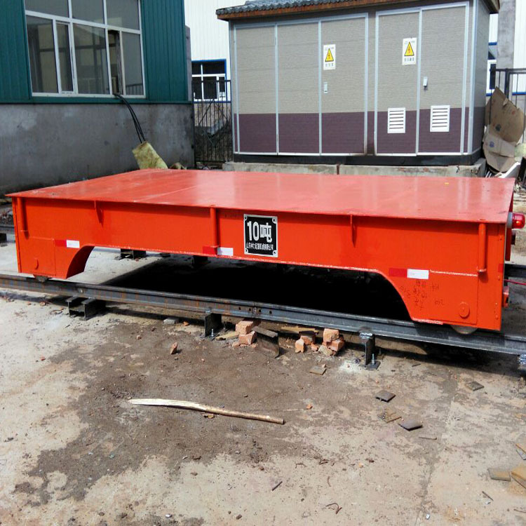 厂家  电动轨道推车  仓库轨道搬运车 电动移动手推平板车