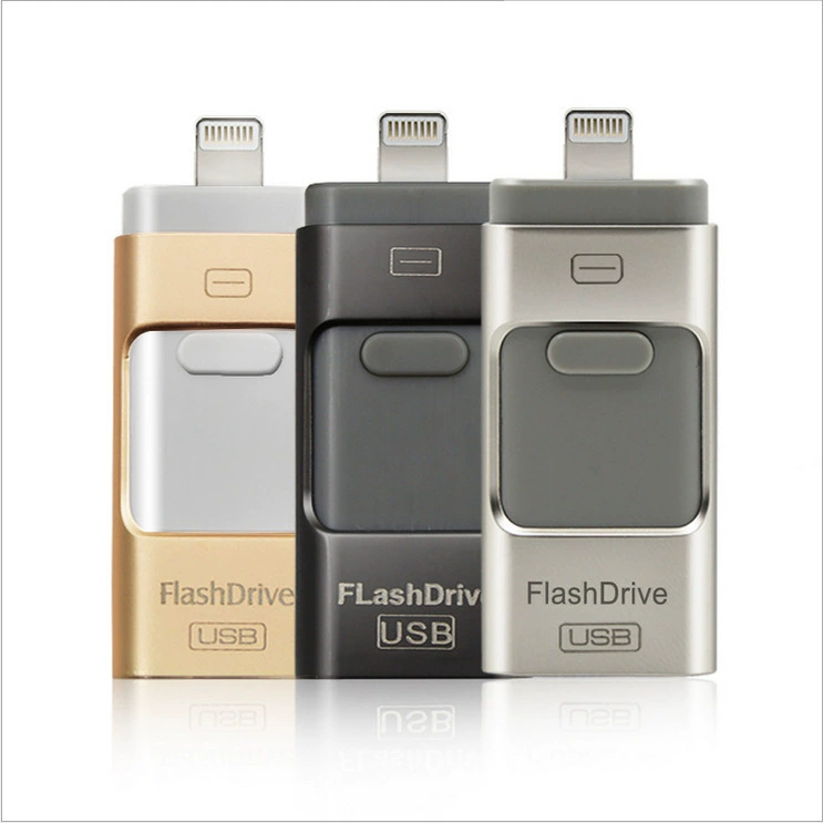 Apple, совместимый USB-накопитель для мобильного телефона, ноутбука, три в одном, Android, 16G, футболка