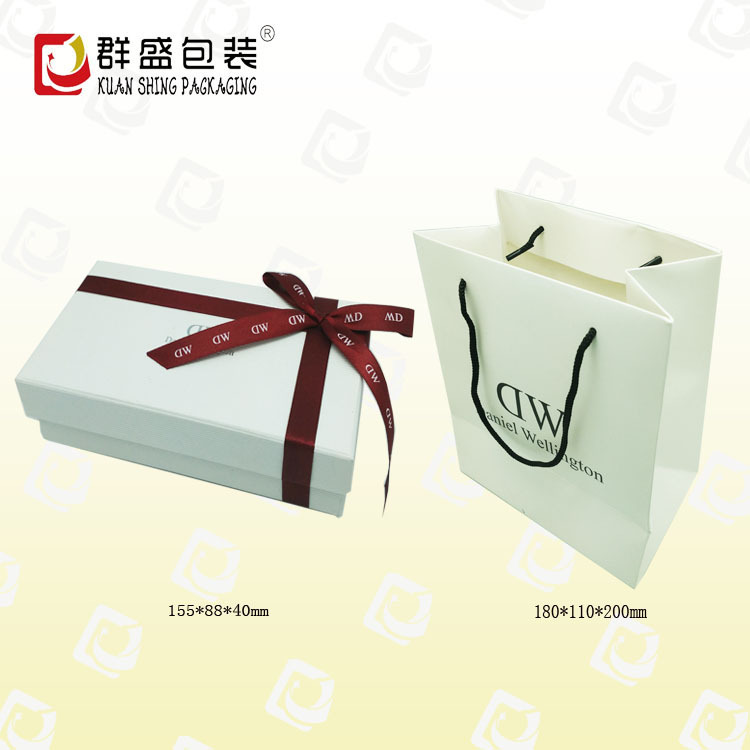 白色DW紙盒 袋子