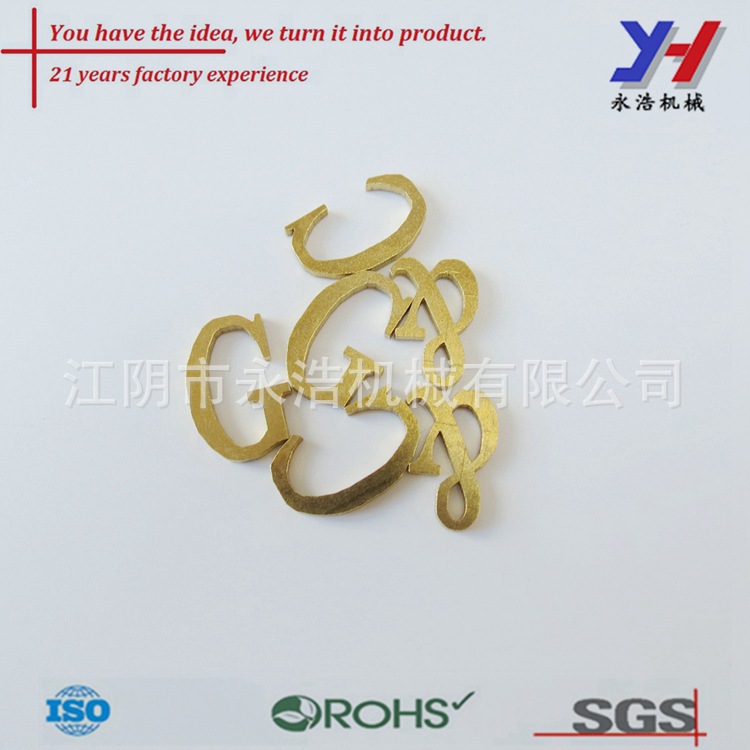 ODM OEM定制铜字母，数字牌