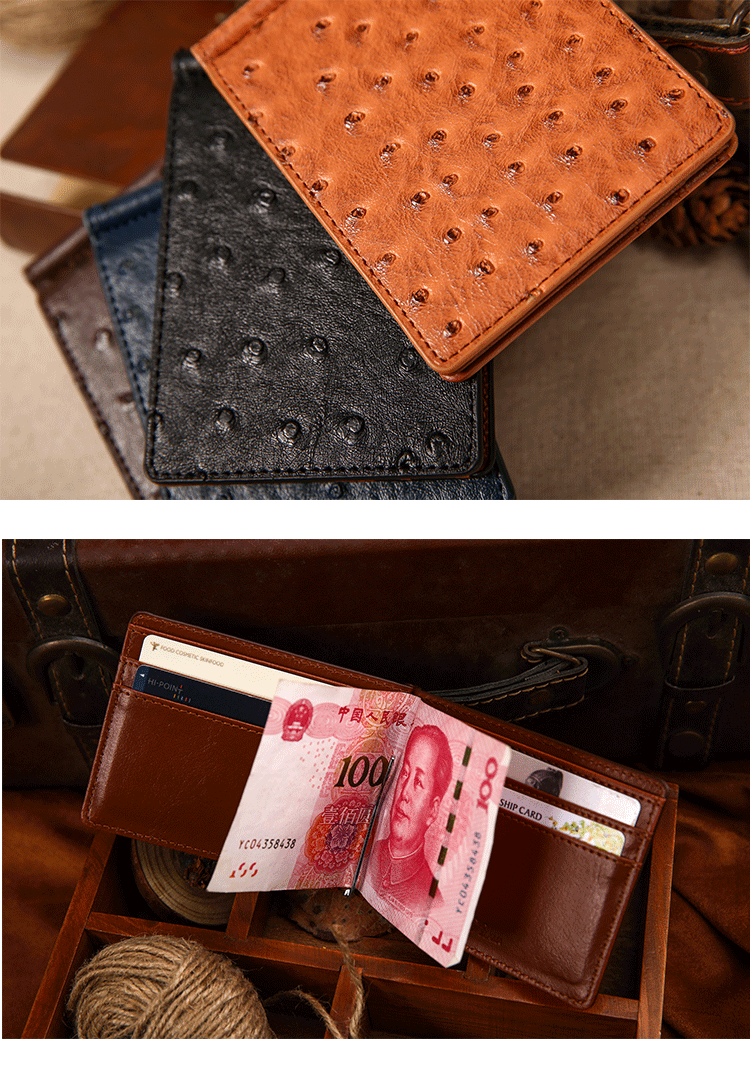 Fashion Retro Leather Wallet Wholesale display picture 4