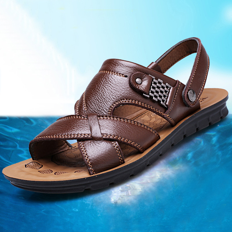 2021 spring new men's sandals men's tren...