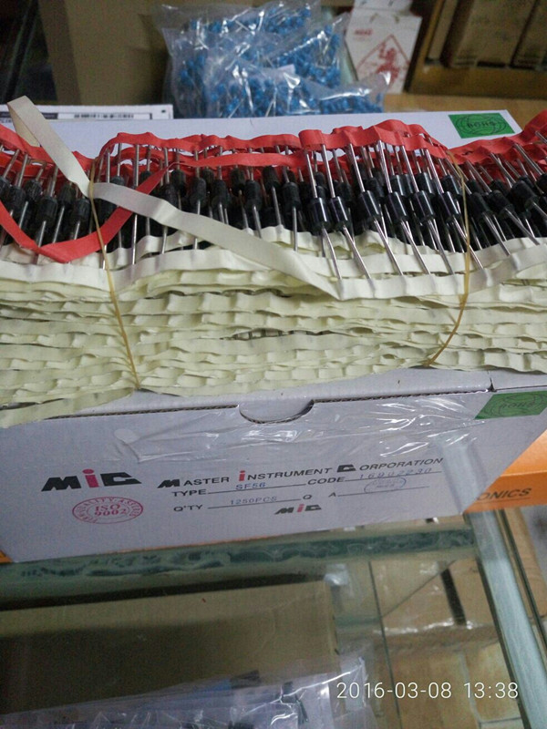 超快恢复二极管 SF33 DO-27 3A150V 插件 T/B编带 工厂直营SF系列