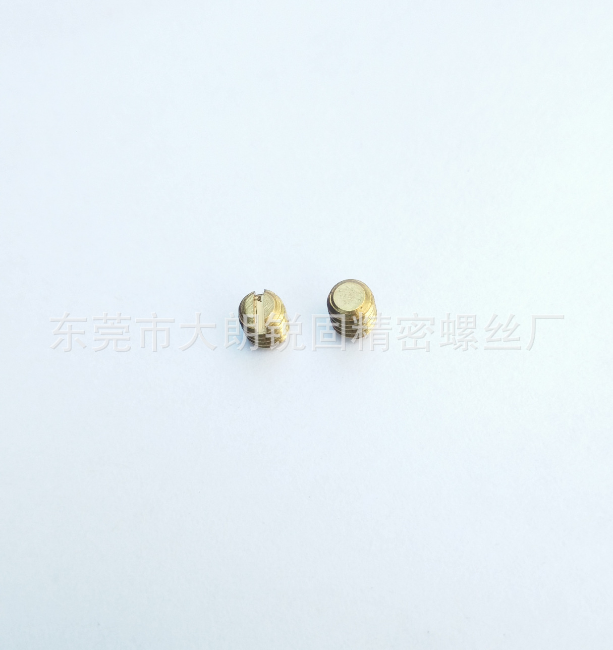 定做生产销售各种规格;2.5*3 平端一字铜螺钉皮具专用螺钉