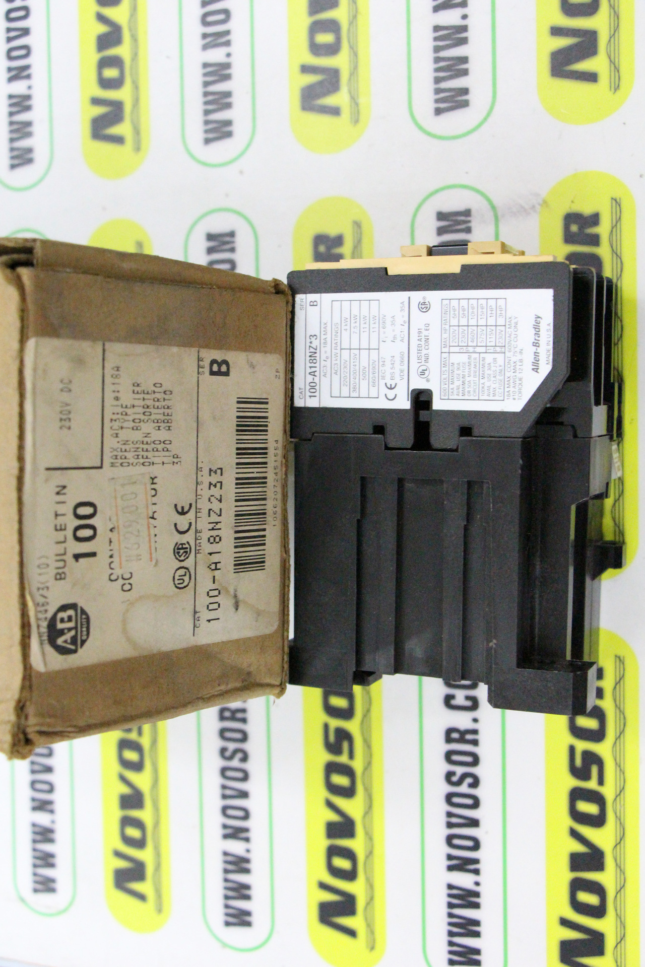 AB交流接触器100-A18NZ233