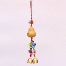 云南民族工艺品批发彩色葫芦2个铃风铃东巴丽江风格风铃挂饰挂件