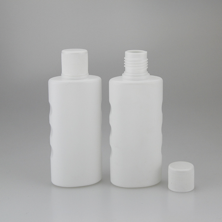 厂家批发180ml 200ml 妇科洗液瓶 清洁剂液体瓶 hdpe手握塑料扁瓶