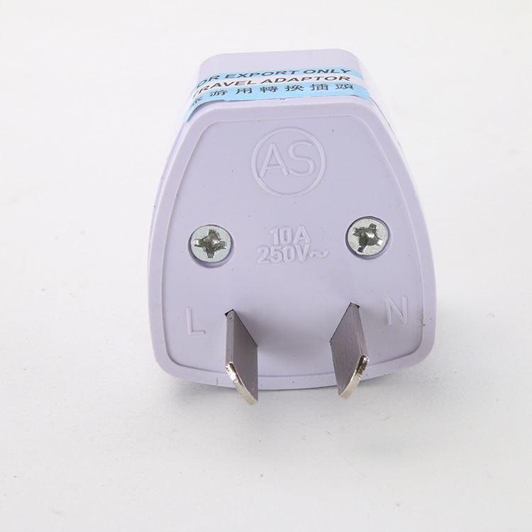 Adaptador de enchufe tipo australiano, compatible con Australia y Nueva Zelanda, ideal para viajes internacionales.
